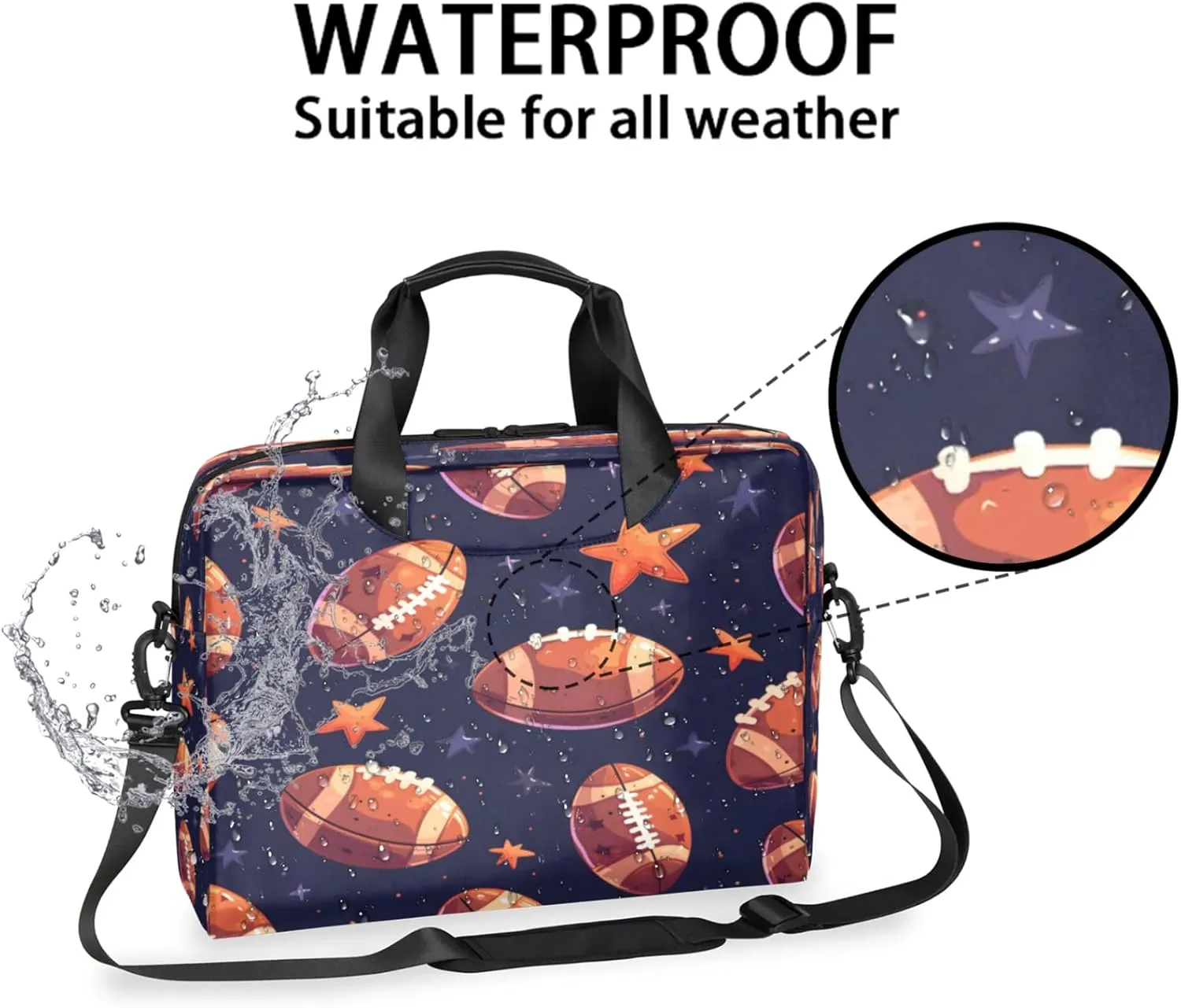 Laptop Shoulder Bag Compatible with Handle, Messenger Shoulder Case for Tablet, Laptop Carrying Case