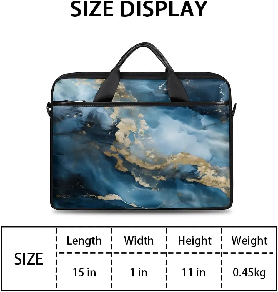 Laptop Shoulder Bag Computer Bag 13-15 Inches Laptop Carrying Case with Shoulder Strap for Women Men