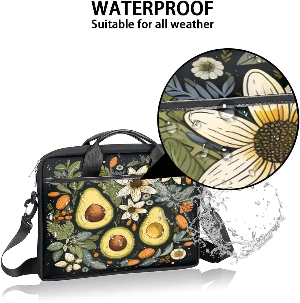 Laptop Shoulder Bag Computer Bag 13-15 Inches Laptop Carrying Case with Shoulder Strap for Women Men