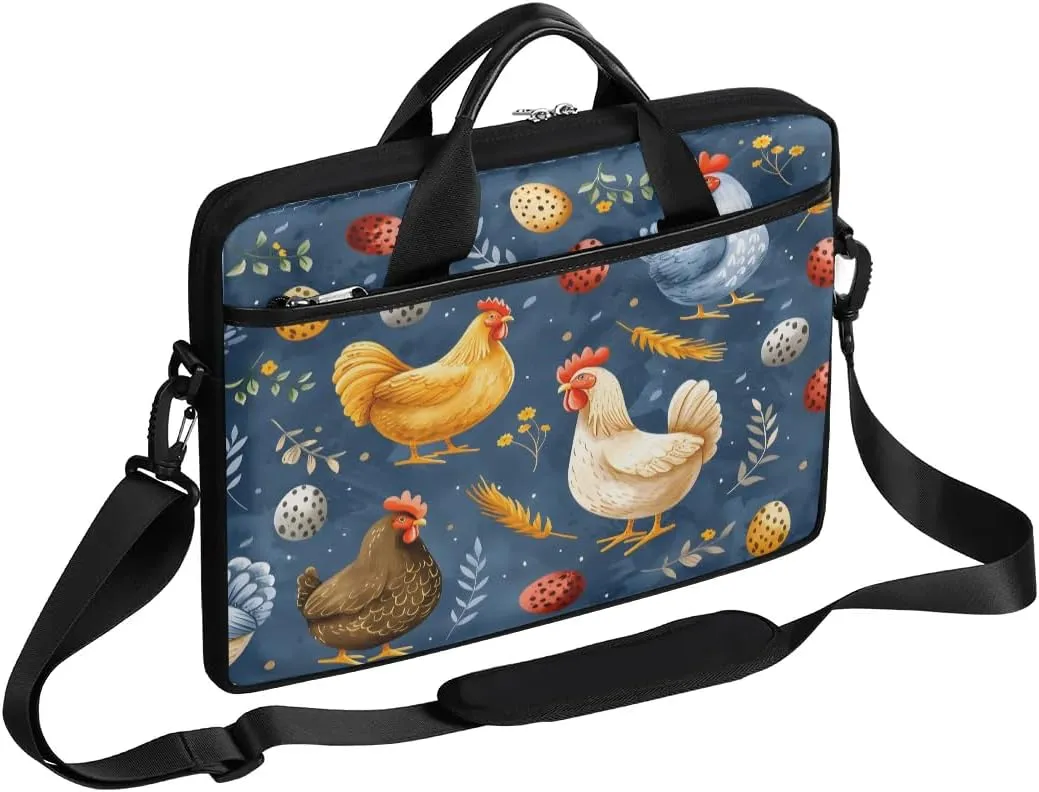 Laptop Shoulder Bag Computer Bag 13-15 Inches Laptop Carrying Case with Shoulder Strap for Women Men