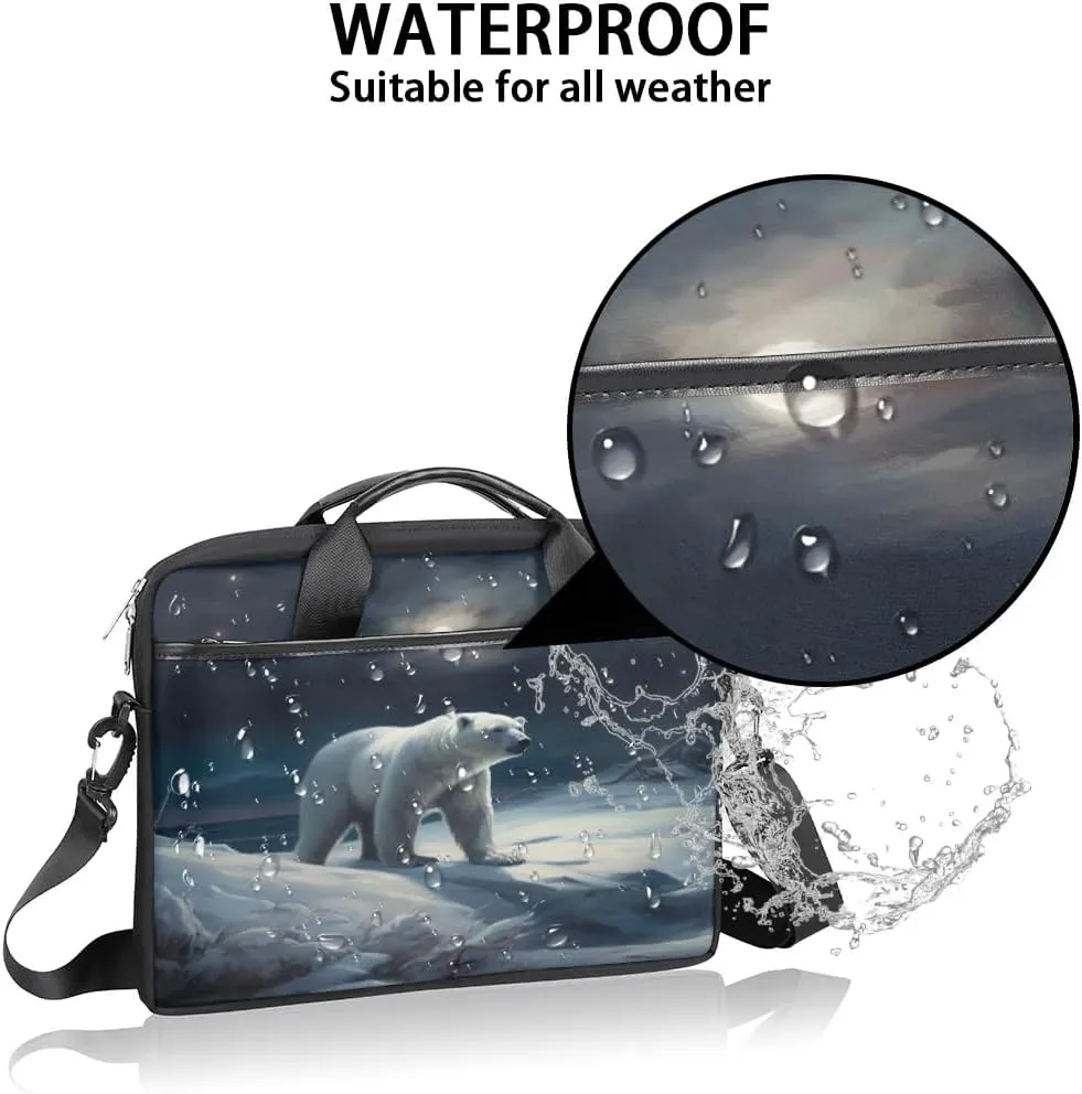 Laptop Shoulder Bag Computer Bag 13-15 Inches Laptop Carrying Case with Shoulder Strap for Women Men