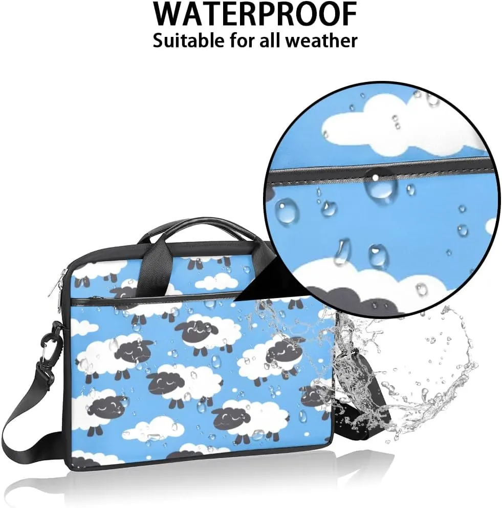Laptop Shoulder Bag Computer Bag 13-15 Inches Laptop Carrying Case with Shoulder Strap for Women Men
