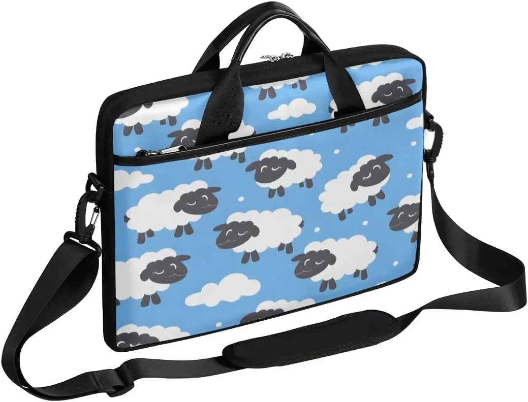 Laptop Shoulder Bag Computer Bag 13-15 Inches Laptop Carrying Case with Shoulder Strap for Women Men