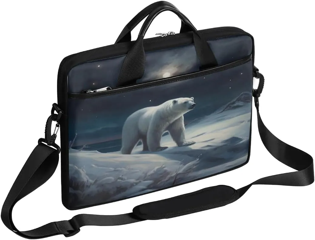 Laptop Shoulder Bag Computer Bag 13-15 Inches Laptop Carrying Case with Shoulder Strap for Women Men