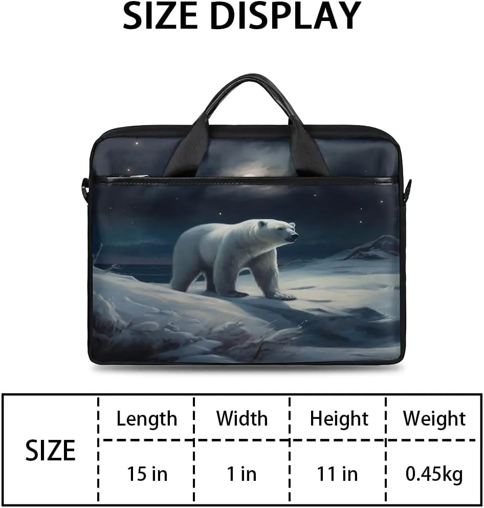 Laptop Shoulder Bag Computer Bag 13-15 Inches Laptop Carrying Case with Shoulder Strap for Women Men