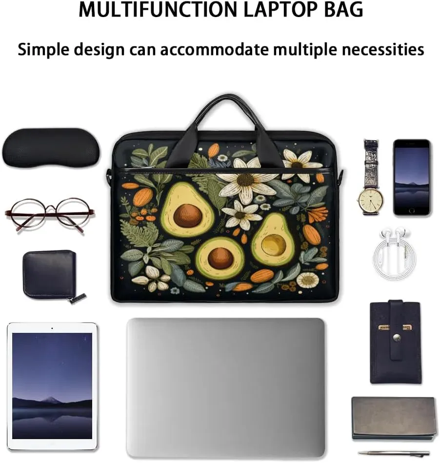 Laptop Shoulder Bag Computer Bag 13-15 Inches Laptop Carrying Case with Shoulder Strap for Women Men