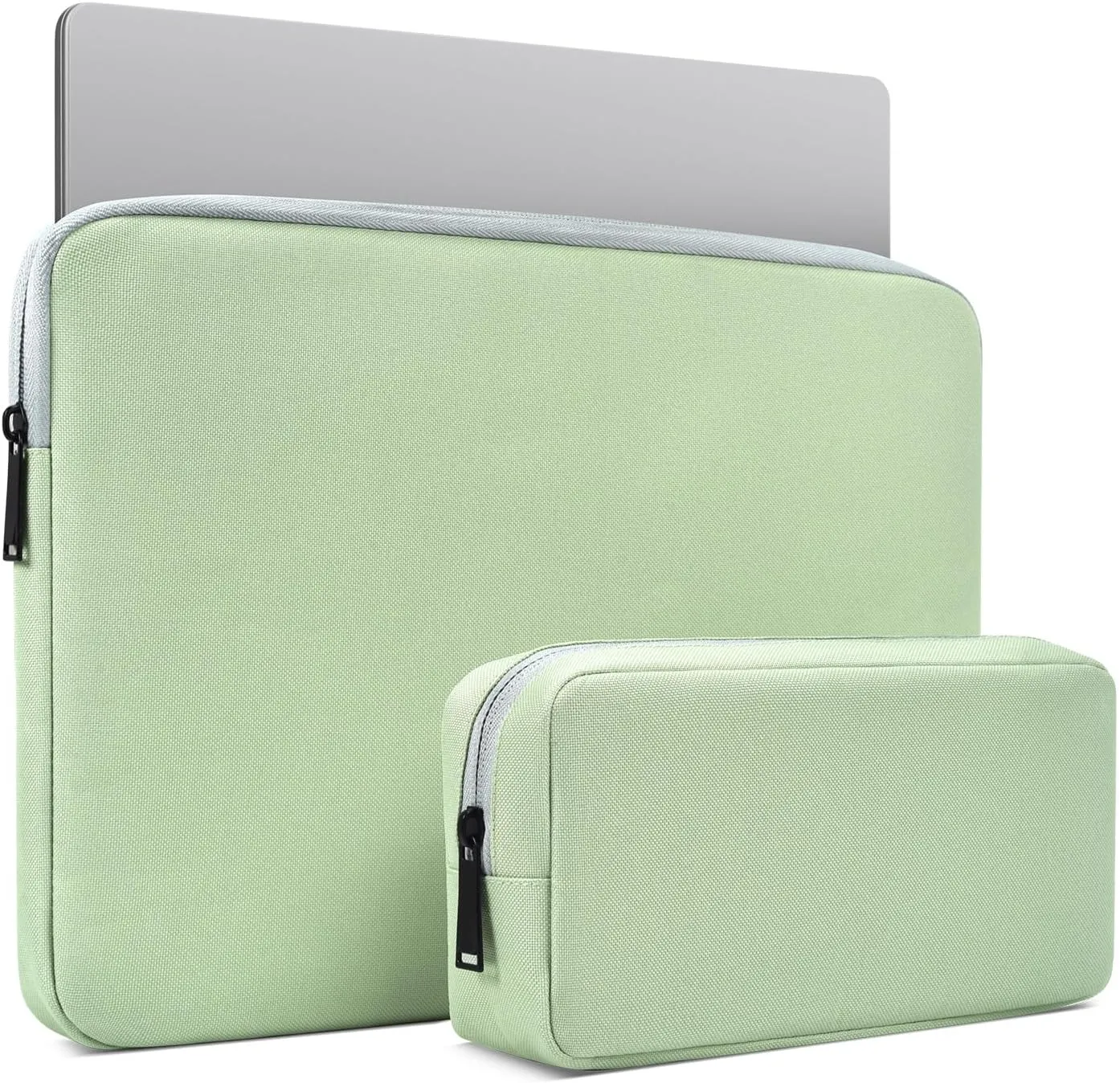 Laptop Sleeve 14 Inch Laptop Case Computer Bag for HP Lenovo Acer Dell Chromebook 14,15 inch MacBook Air M3 A3114 M2 A2941 2024-2023, Green