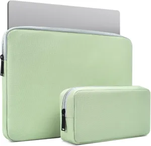 Laptop Sleeve 14 Inch Laptop Case Computer Bag for HP Lenovo Acer Dell Chromebook 14,15 inch MacBook Air M3 A3114 M2 A2941 2024-2023, Green