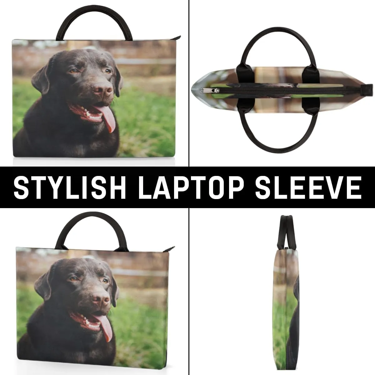 Laptop Sleeve Case for Women Men Laptop Bag Durable Travel Computer Carrying Bag with Handle Accessories Bags