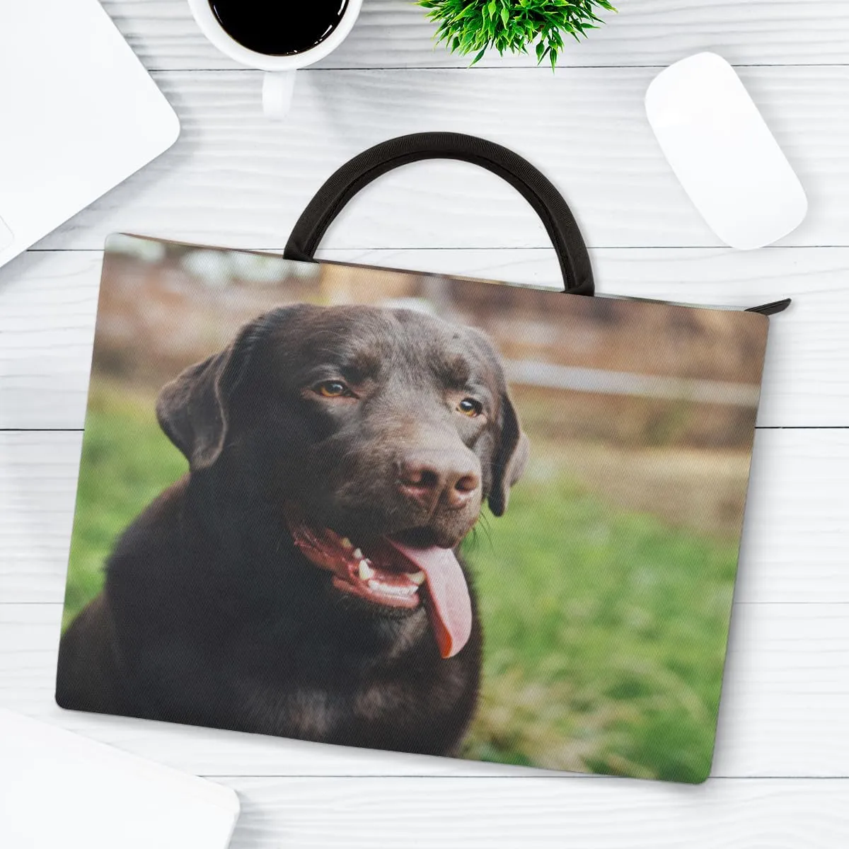 Laptop Sleeve Case for Women Men Laptop Bag Durable Travel Computer Carrying Bag with Handle Accessories Bags