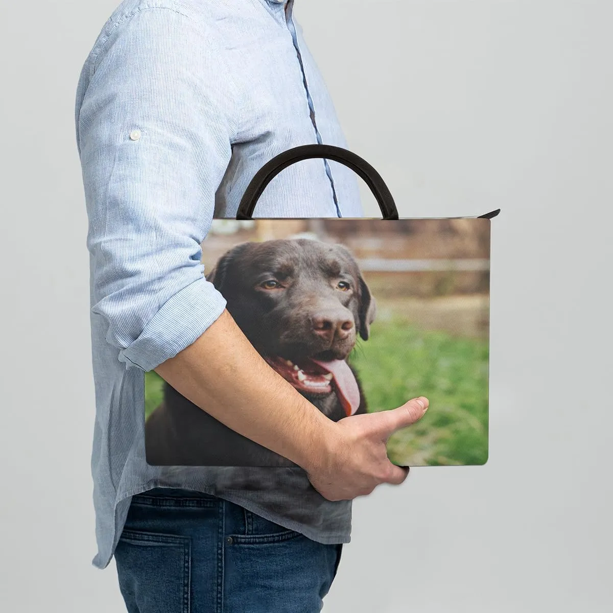 Laptop Sleeve Case for Women Men Laptop Bag Durable Travel Computer Carrying Bag with Handle Accessories Bags