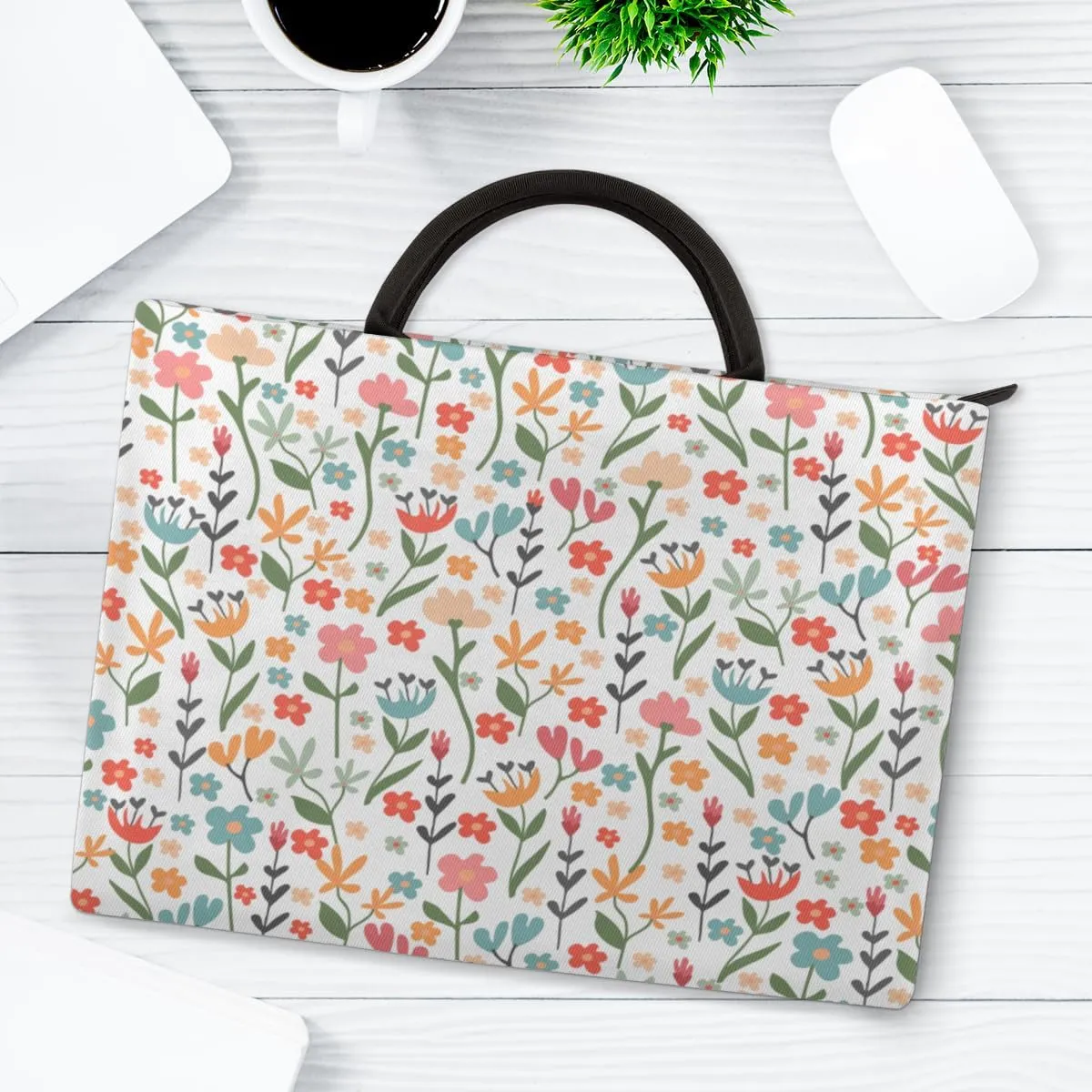 Laptop Sleeve Case for Women Men Laptop Bag Durable Travel Computer Carrying Bag with Handle Accessories Bags