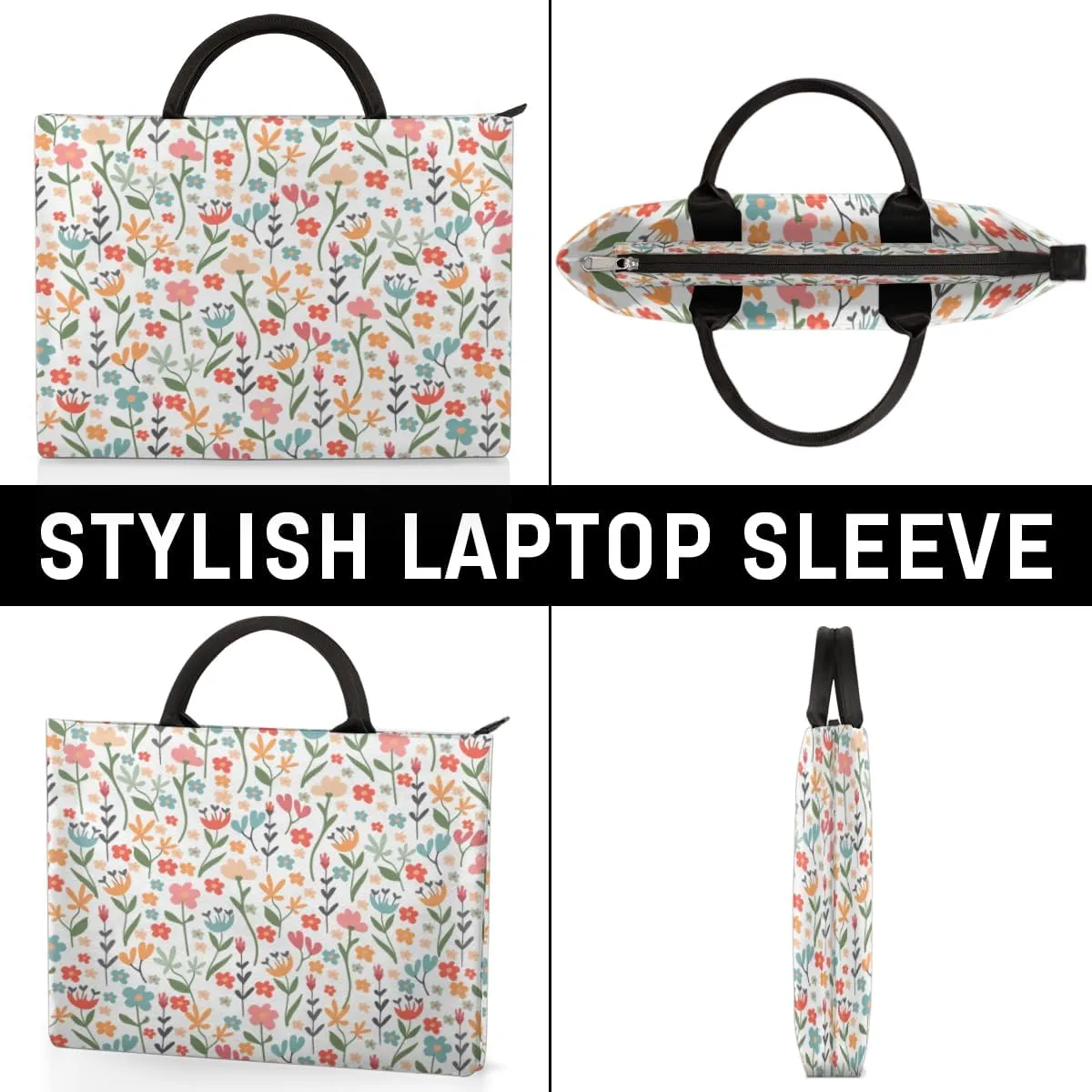 Laptop Sleeve Case for Women Men Laptop Bag Durable Travel Computer Carrying Bag with Handle Accessories Bags