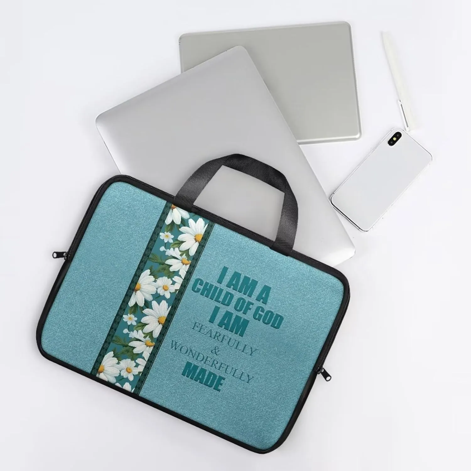 Laptop Sleeve Case Travel Laptop Bag with Handle Waterproof Carrying Briefcase Women Large Capacity Tablet Bag