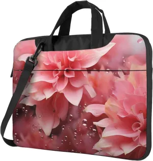 Laptop Tote Bag Men Women Petals Flower Shoulder Laptop Sleeve Briefcase Messenger Computer Bag