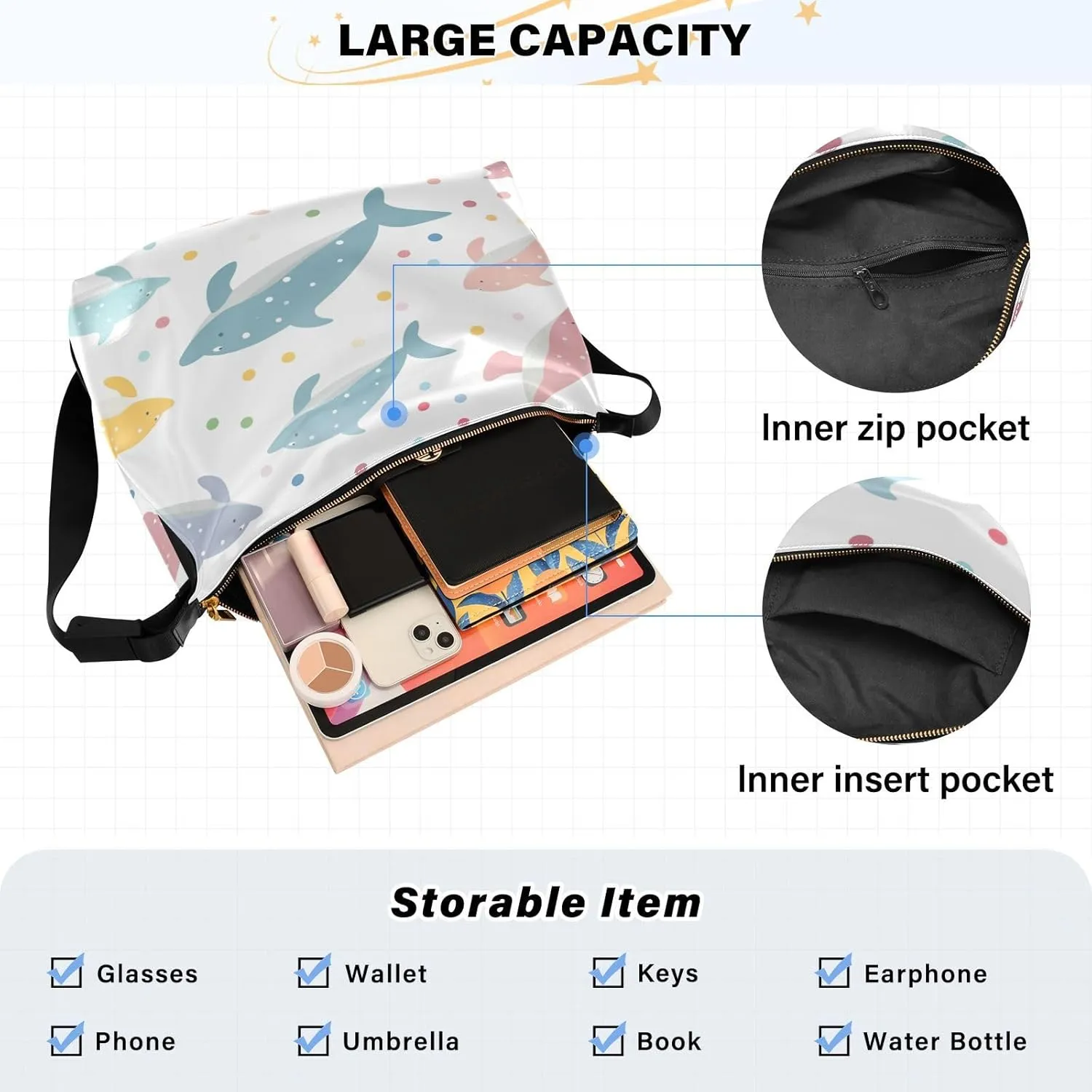 Leather Crossbody Bag for Women,Leather Crossbody Purse Leather Tote Bag Lady Shoulder Bag