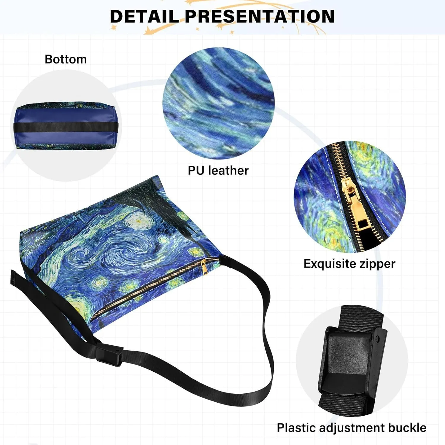 Leather Crossbody Bag for Women,Leather Crossbody Purse Leather Tote Bag Lady Shoulder Bag