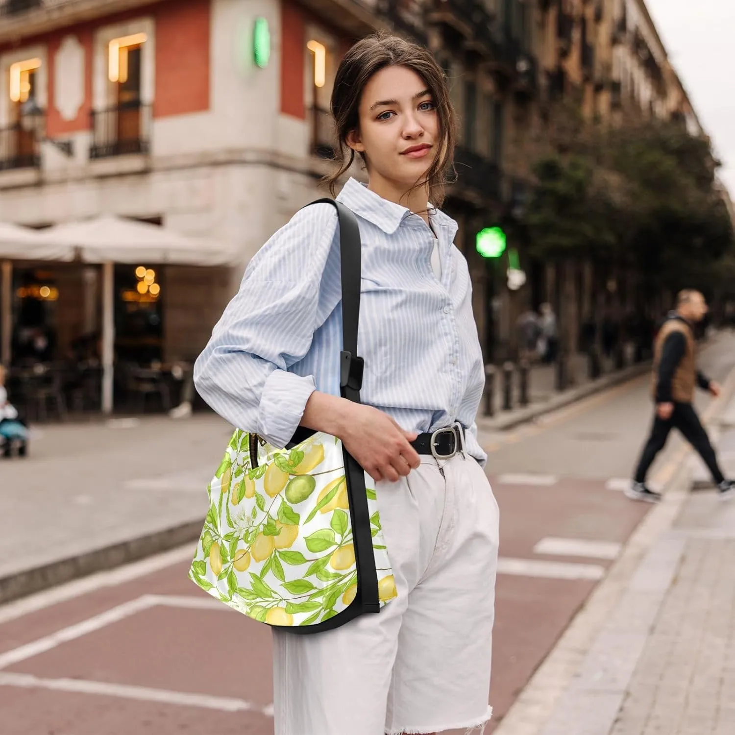 Leather Crossbody Bag for Women,Leather Crossbody Purse Leather Tote Bag Lady Shoulder Bag