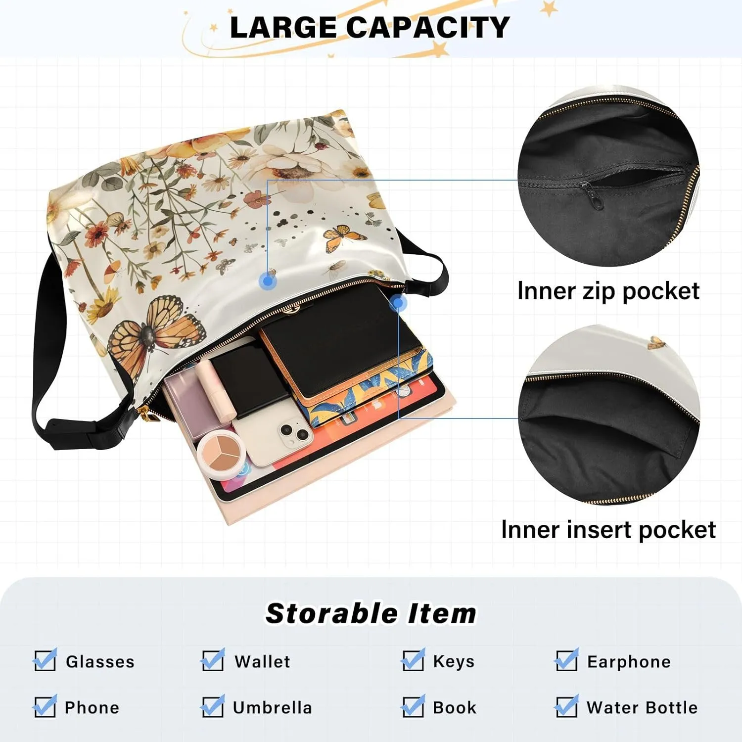 Leather Crossbody Bag for Women,Leather Crossbody Purse Leather Tote Bag Lady Shoulder Bag