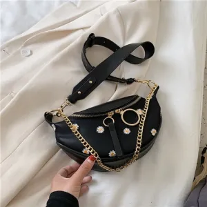 Leather Quick dispatch Bag Small IoT-powered Crossbody