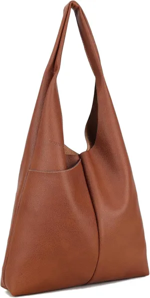 Leather Women's Tote Bag - Ladies Purse, Travel Shopping Hobo Carry Shoulder Bag - Multipurpose Handbag