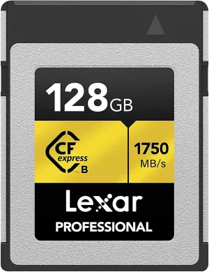 Lexar Professional CFexpress 128GB Type-B Card (LCFX10-128CRBNA)