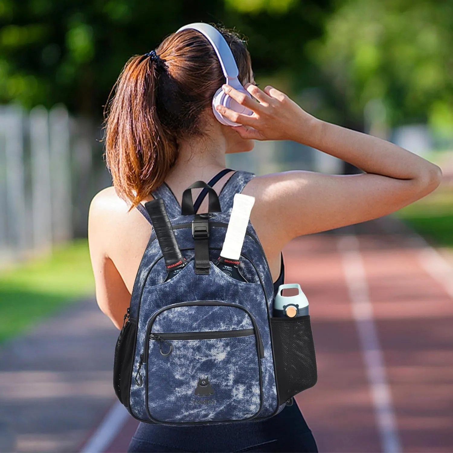 Lightweight Pickleball bag, Canvas Sling Bag - Crossbody Backpack for Men and Women