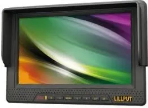LILLIPUT 668GL-70NP/H/Y 7" On-Camera Field Hd Monitor for DSLR   Shoe Mount   Mini Hdmi Cable   Battery Charger Adapter by Viviteq INC