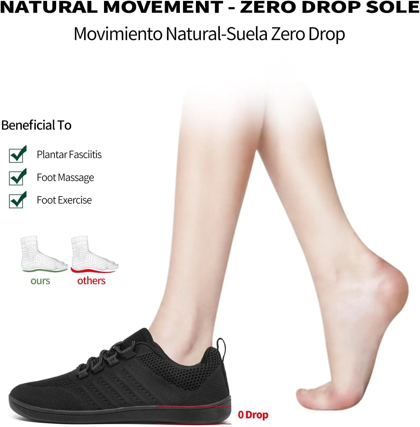 Limberun Barefoot Shoes Women Men Wide Toe Box Shoes Minimalist Zero Drop Walking Shoes