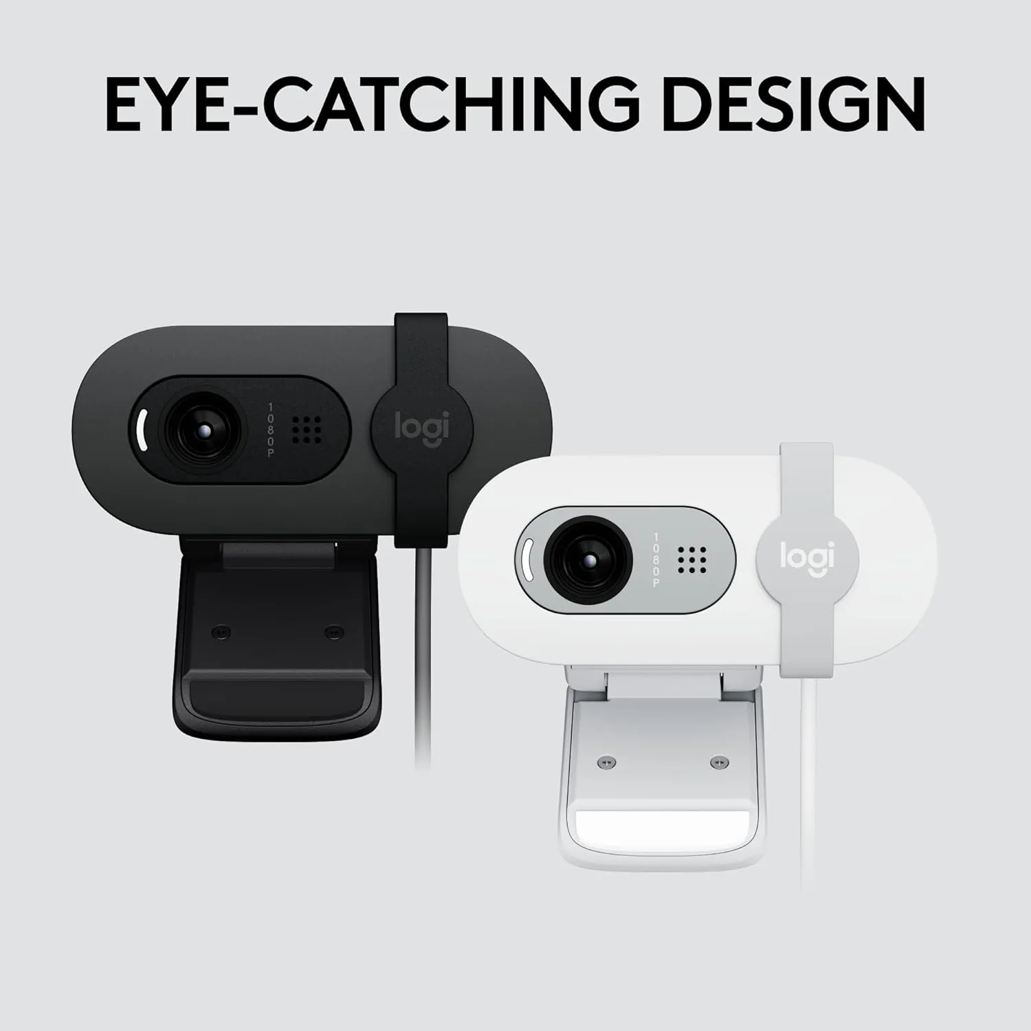 Logitech Brio 101 Full HD 1080p Webcam for Meetings, Streaming, Desktop, Laptop, PC - Built-in Mic, Shutter, USB-A, Teams, Zoom - Black