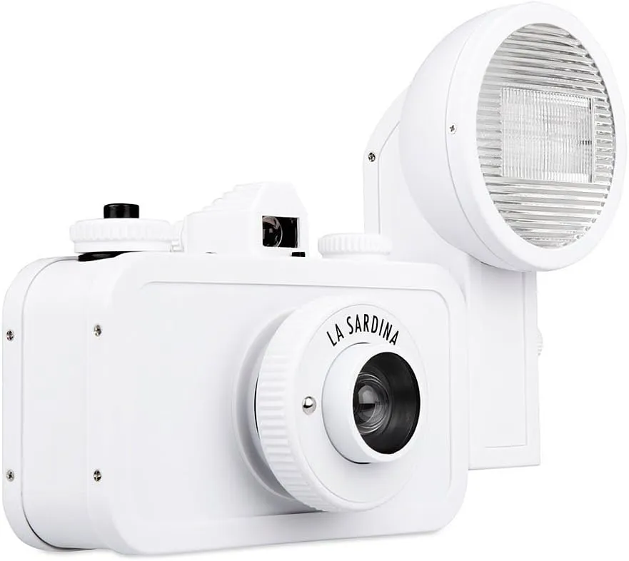 Lomography sp200diy La Sardina & Flash DIY Edition (White)