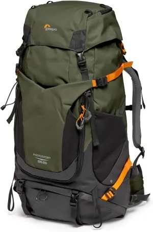 Lowepro PhotoSport PRO BP 55L AW III Backpack for Mirrorless/DSLR Cameras, Medium/Large, Green