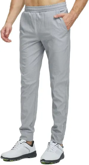 M MAELREG Mens Casual Pants with Zipper Pockets Water-Repellent Micro Fleece Lightweight Activewear Golf Pants for Men