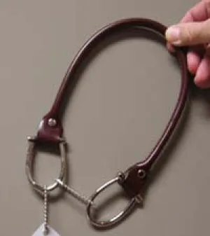 Madrid Aubergine Rolled Leather Handle 18 inches