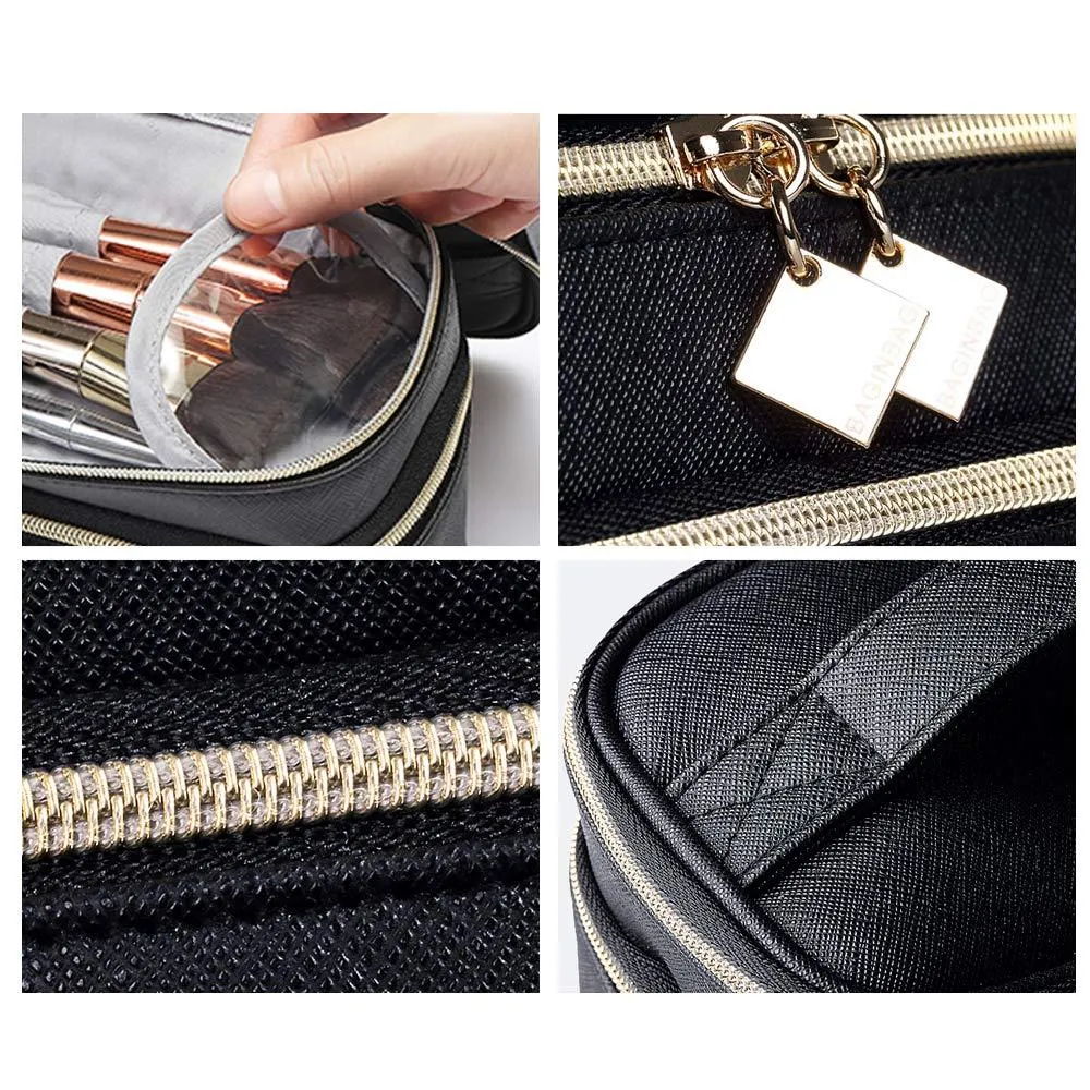 Makeup and Lipstick Train Case for Womens