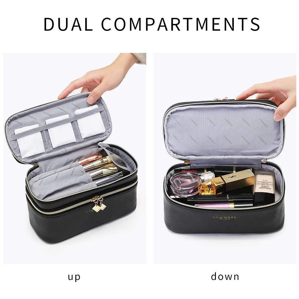 Makeup and Lipstick Train Case for Womens