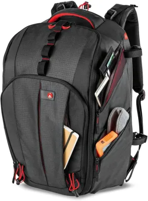Manfrotto Pro Light Cinematic Balance Camera Bag Backpack for Video Cameras, VDSLR, Mirrorless withLenses or DJI Ronin M/MX, Separate Pocket for 17" PC, with Accessories for Monopods and Gimbals