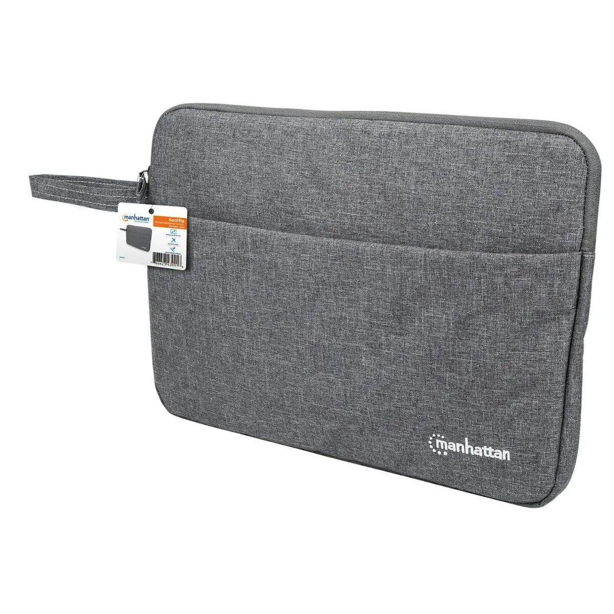 Manhattan Seattle Notebook 14.5" Sleeve Laptop Bag | Grey
