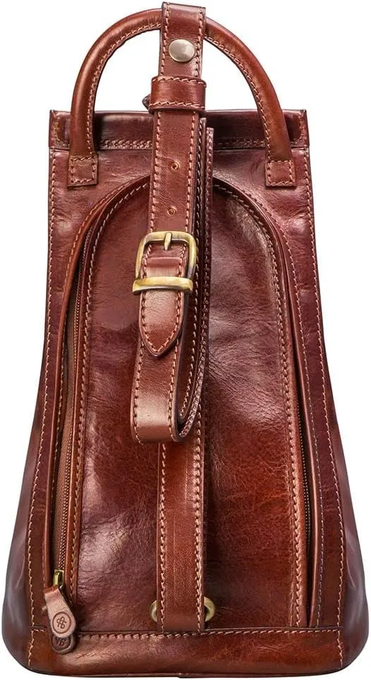 Maxwell Scott - Womens Luxury Leather Backpack Handbag Purse with Multi Three Way Strap - Handmade in Italy - The Carli