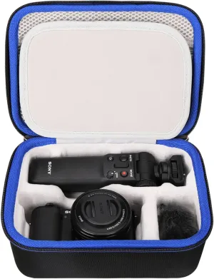 Mchoi Travel Case for Sony Alpha ZV-E10 / ZV-1 / ZV-1F / ZV-1 II Vlog Camera, Protective Case Fits Vlogger Accessory Kit, Tripod and Microphone