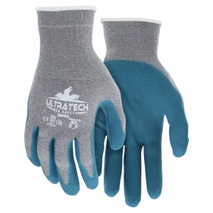 MCR SAFETY Coated Gloves XS - Nitrile Palm Dipped, ANSI Abrasion Level 2