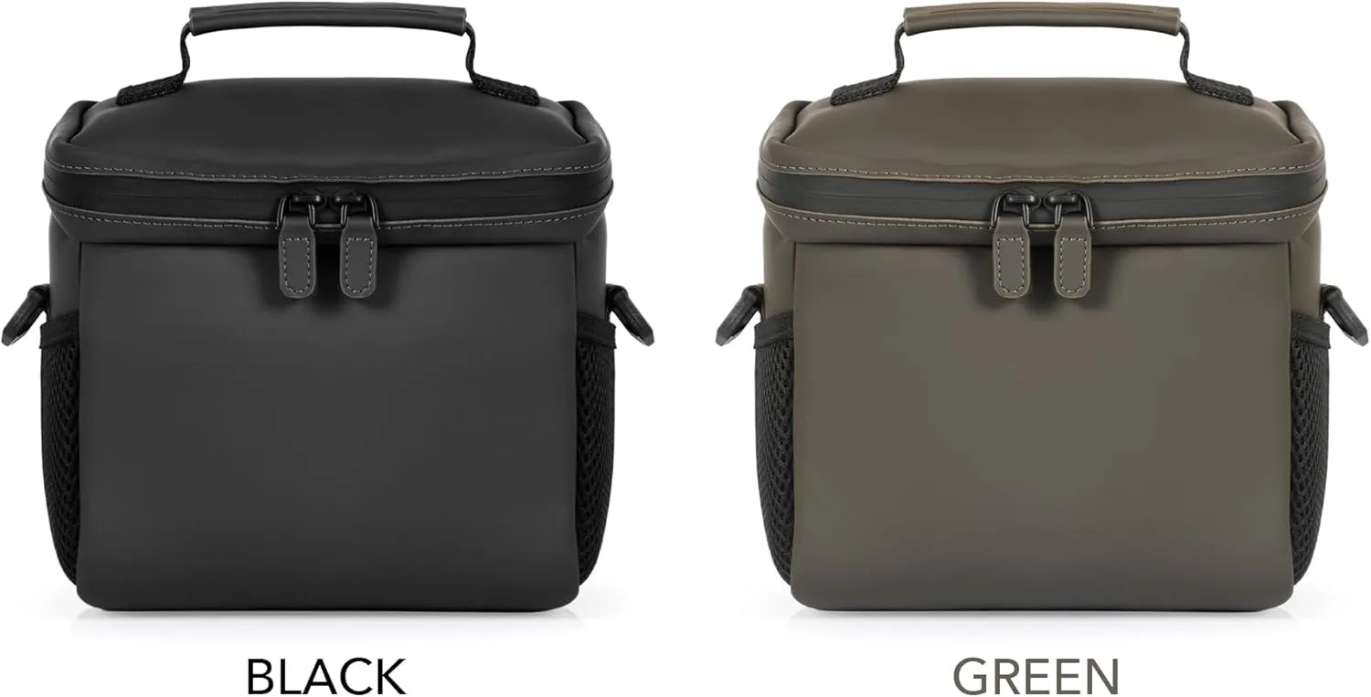 MegaGear Pu Leather Hand & Shoulder Camera Bag with Adjustable Shoulder Strap