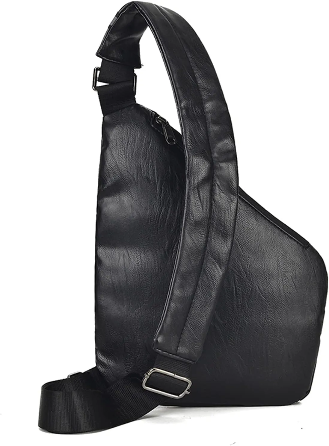 Men Pu Waterproof Chest Bags Shoulder Husband Breast Holster Man Sling Chest Bag Side Crossbody Bags For Men