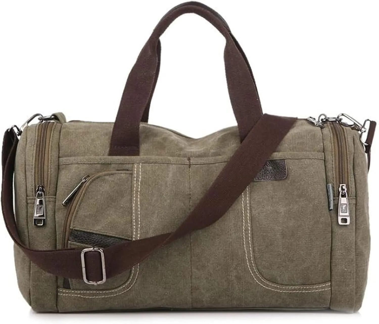Men's and Women's Large Sports Training Fitness Durable Multifunctional Handbag Crossbody Bag Outdoor Canvas Padded Bag