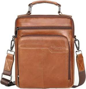 Men's Genuine Leather Messenger Shoulder Bag Handbag CrossBody Briefcase