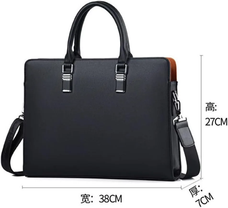 Men's Shi Handbags Casual Shoulder Crossbody Bags Bags Large Capacity Business Color Collision Briefcase Male Models