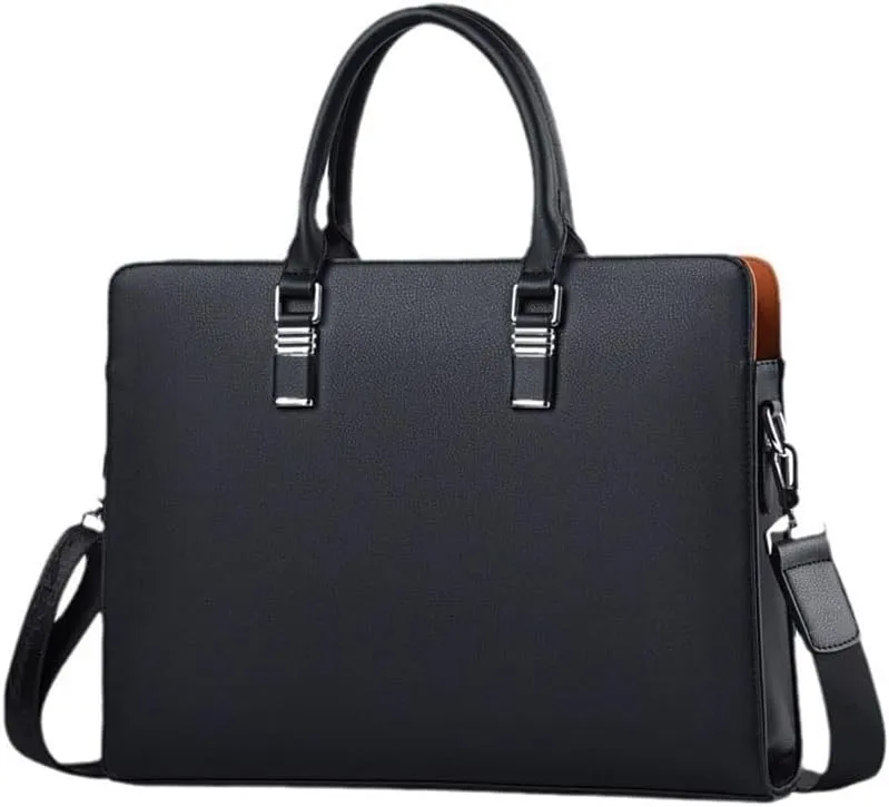 Men's Shi Handbags Casual Shoulder Crossbody Bags Bags Large Capacity Business Color Collision Briefcase Male Models