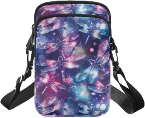 Messenger Bags for Women Portable Crossbody Purses with Double Pockets Cute Phone Purse