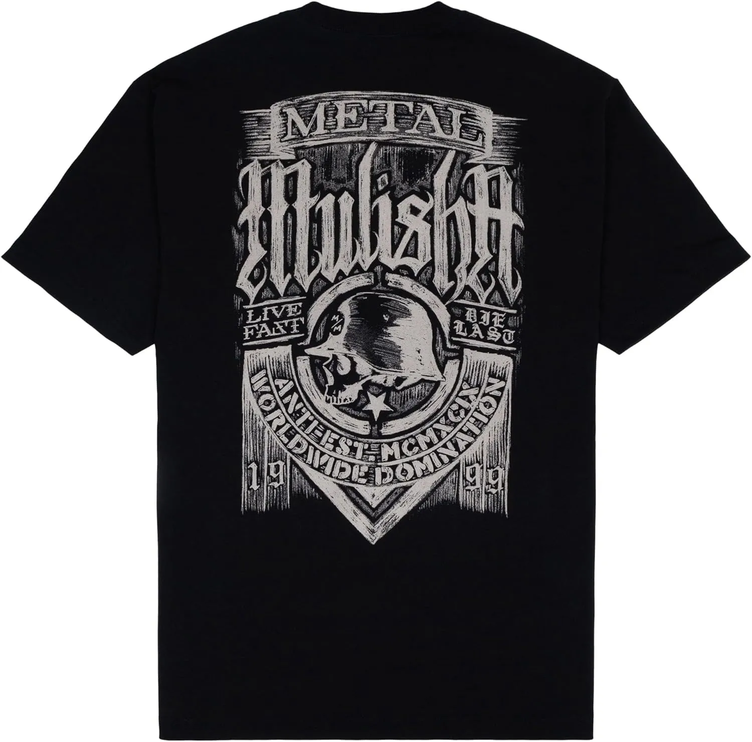 Metal Mulisha Scratched Tee, Black