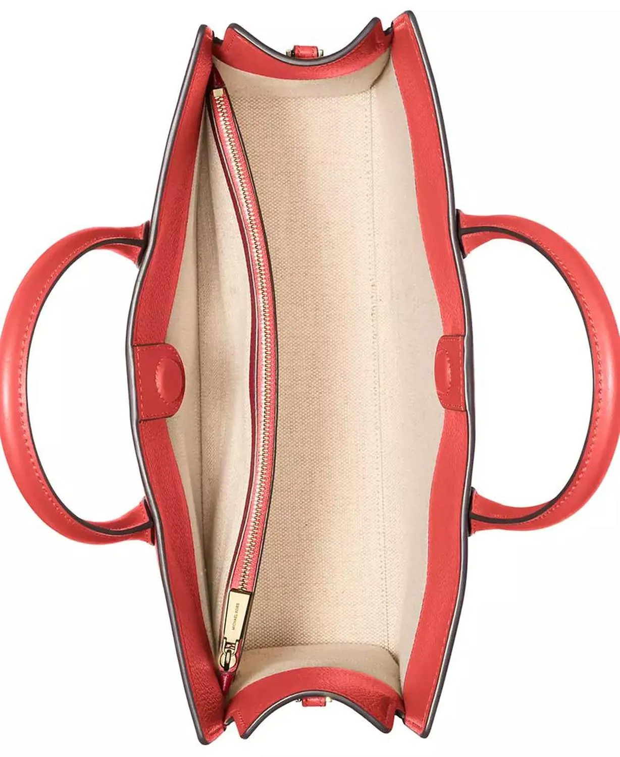 MICHAEL Scarlett Medium East West Leather Satchel